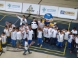 CBT e Correios fazem ação de tênis no CEU Paraisópolis
