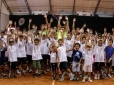 Tenistas interagem com crianças no Brasil Open 2015