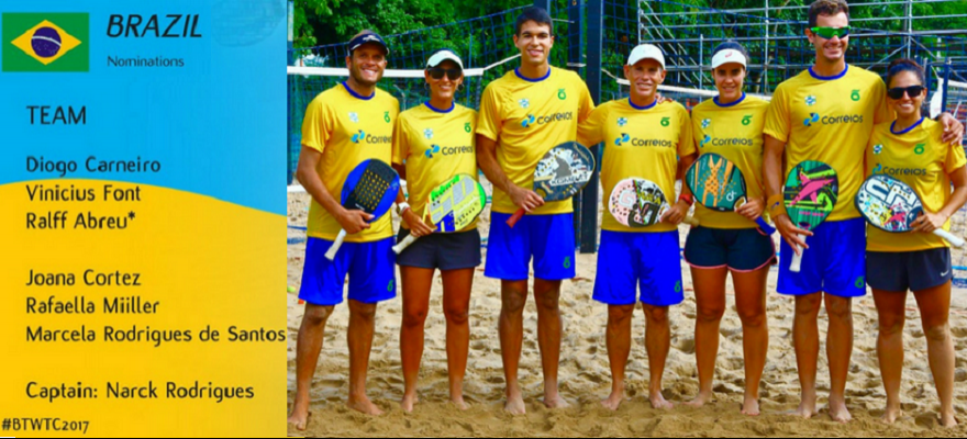 Brasil embarca nesta madrugada para o mundial de Beach Tennis