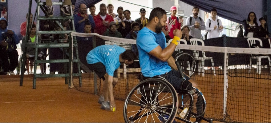 Daniel Rodrigues é tri da Copa Guga Kuerten cadeira de rodas
