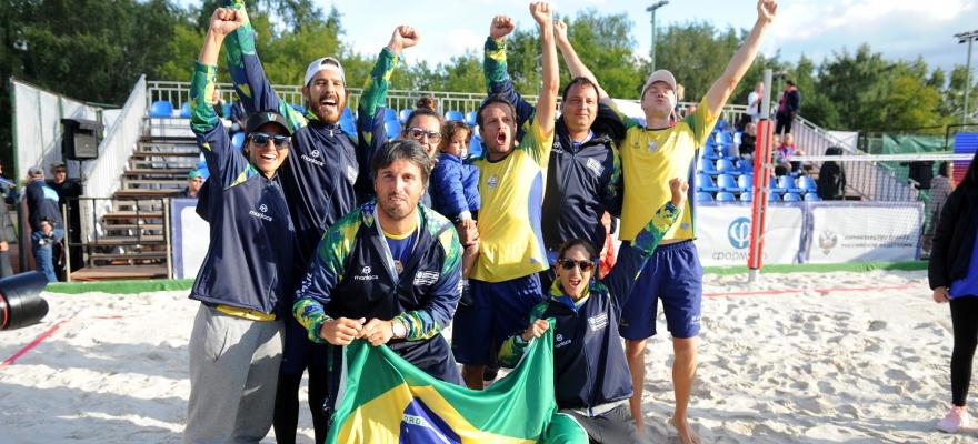 Brasil conquista o tricampeonato no Mundial de Beach Tennis por equipes