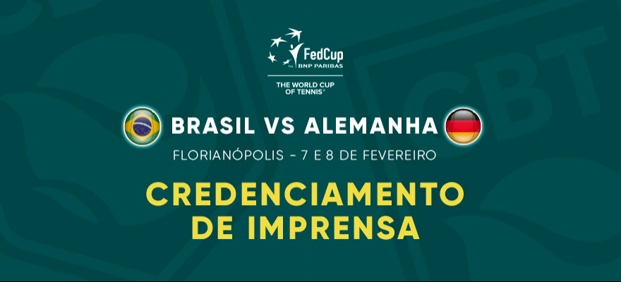 Aberto credenciamento de Imprensa para a Fed Cup em Florianópolis (SC)