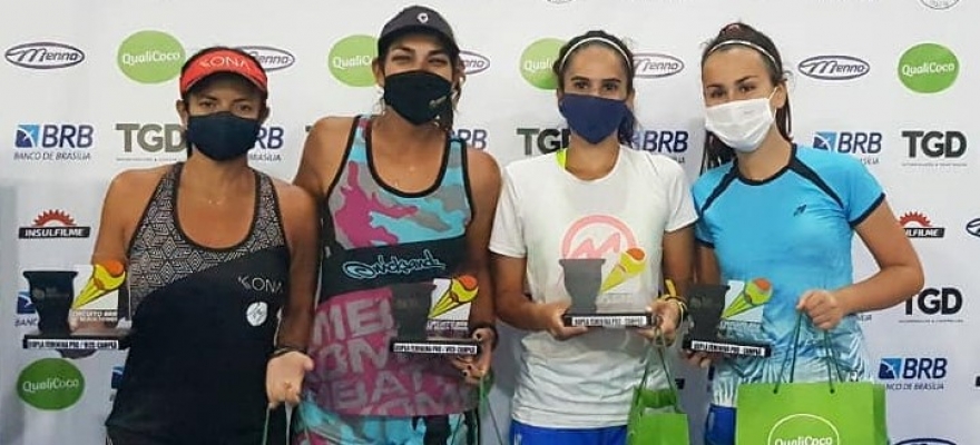 Vita/Marchezini e Baran/Font são campeões do Circuito BRB de Beach Tennis em Porto Alegre
