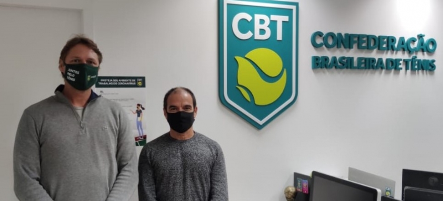 CBT recebe visita do presidente da Federação Cearense de Tênis