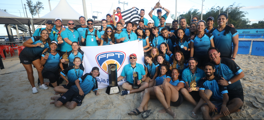 São Paulo volta a conquistar a Copa das Federações de Beach Tennis