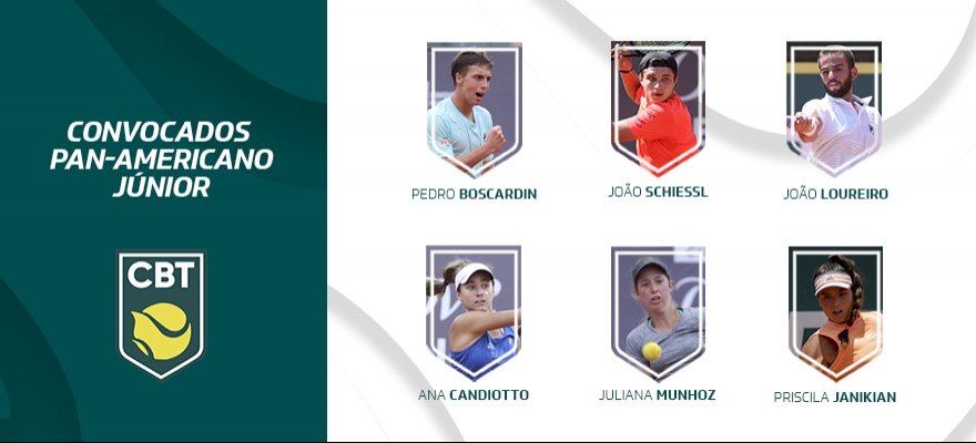 Brasil terá a presença de seis tenistas nos Jogos Pan-Americanos Juniores de 2021
